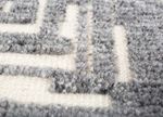 Wool Rug - 90 x 60 cm - silver