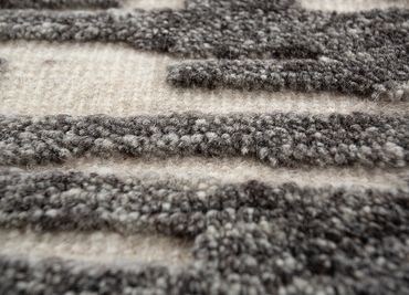 Wool Rug - 90 x 60 cm - beige