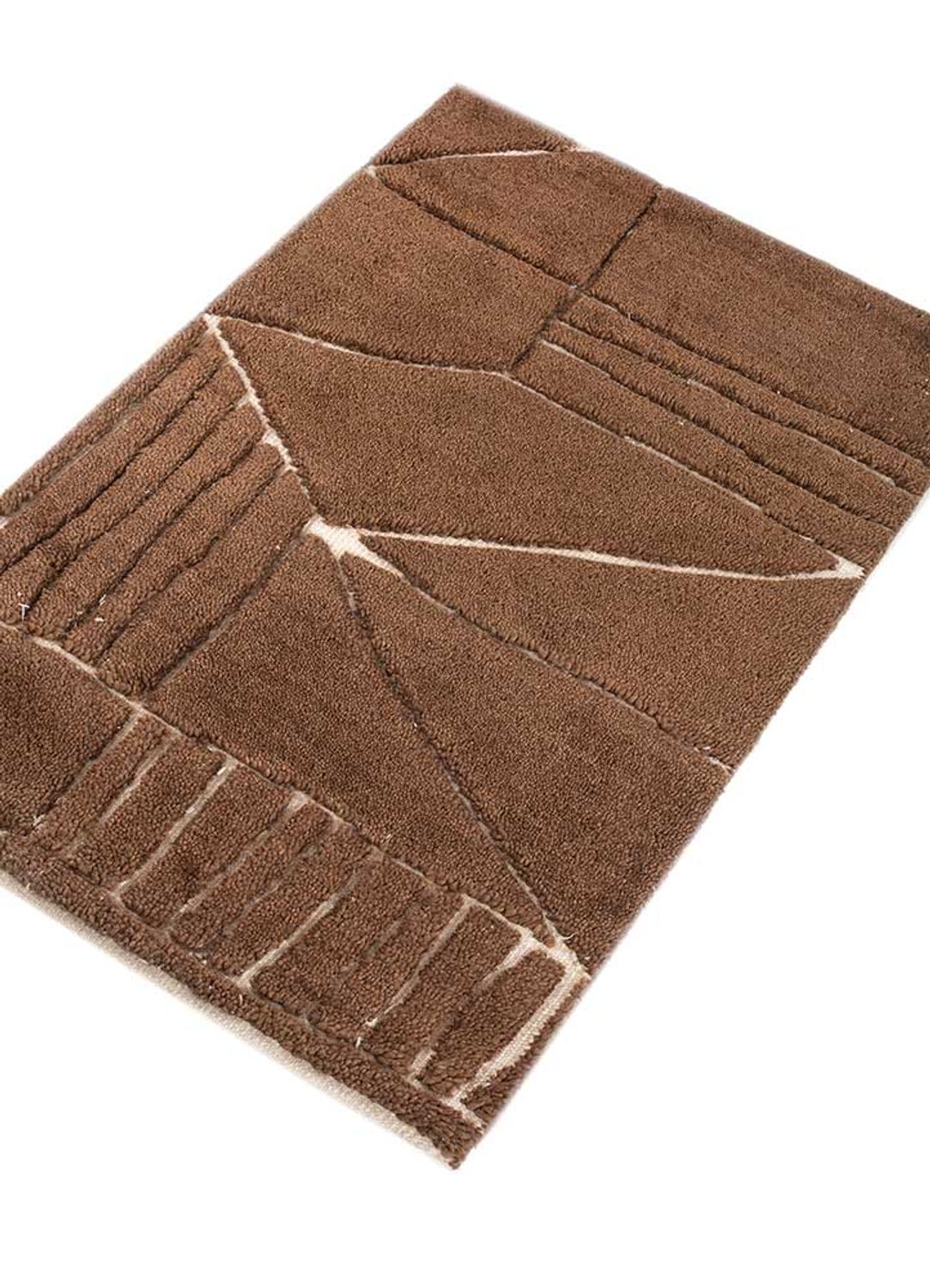 Wool Rug - 90 x 60 cm - beige