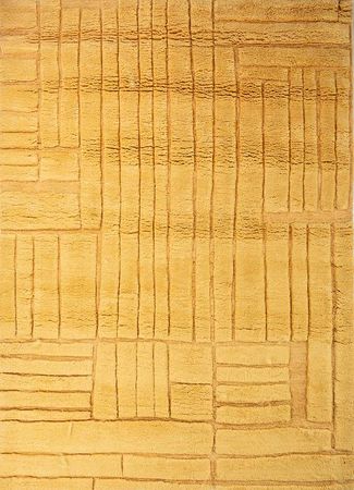 Wool Rug - 300 x 240 cm - gold