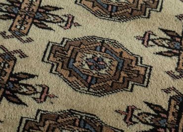 Runner Wool Rug - 240 x 75 cm - cream