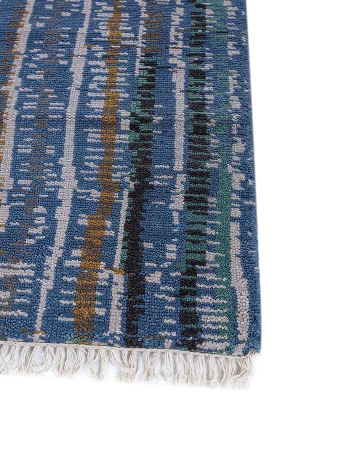 Wool Rug - 180 x 135 cm - blue