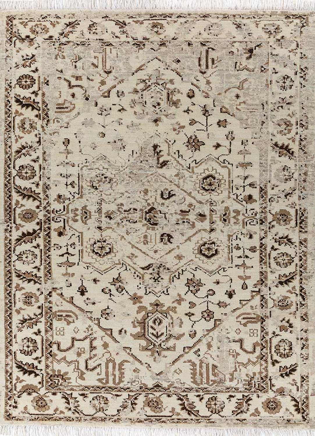 Wool Rug - 240 x 150 cm - cream