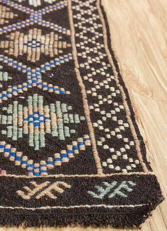 Wool Rug - 270 x 150 cm - multicolored