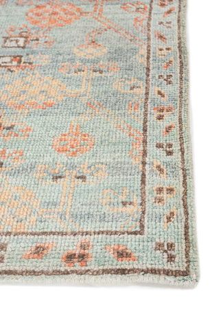 Wool Rug - 90 x 60 cm - blue