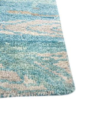 Wool Rug - 300 x 240 cm - blue