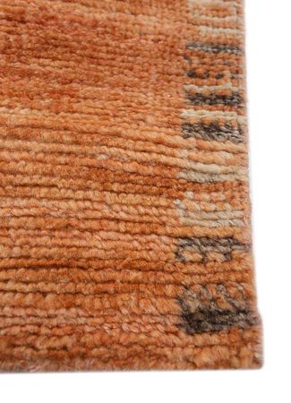 Wool Rug - 300 x 240 cm - orange