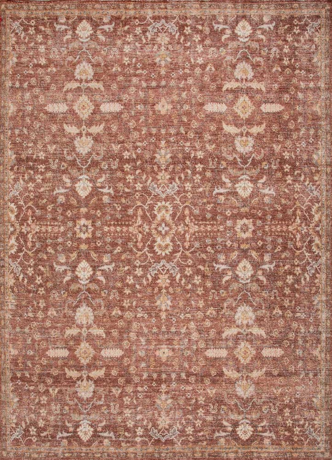 Wool Rug - 300 x 240 cm - orange