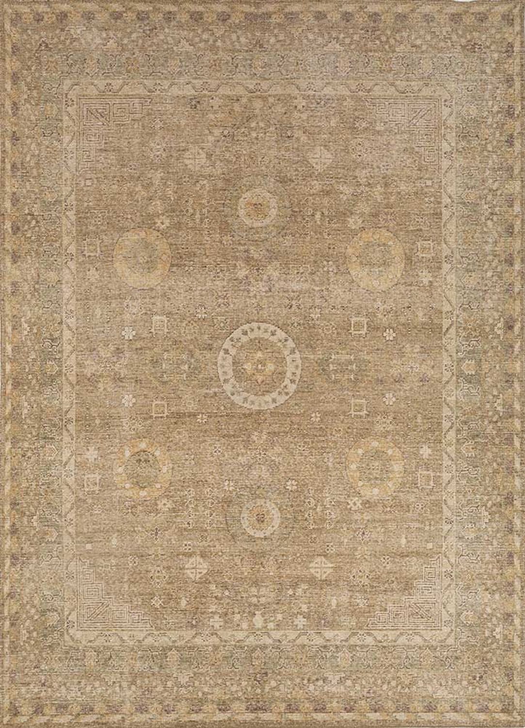 Wool Rug - 300 x 240 cm - gold