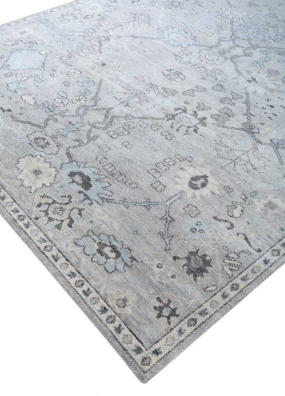 Wool Rug - 360 x 270 cm - sky blue