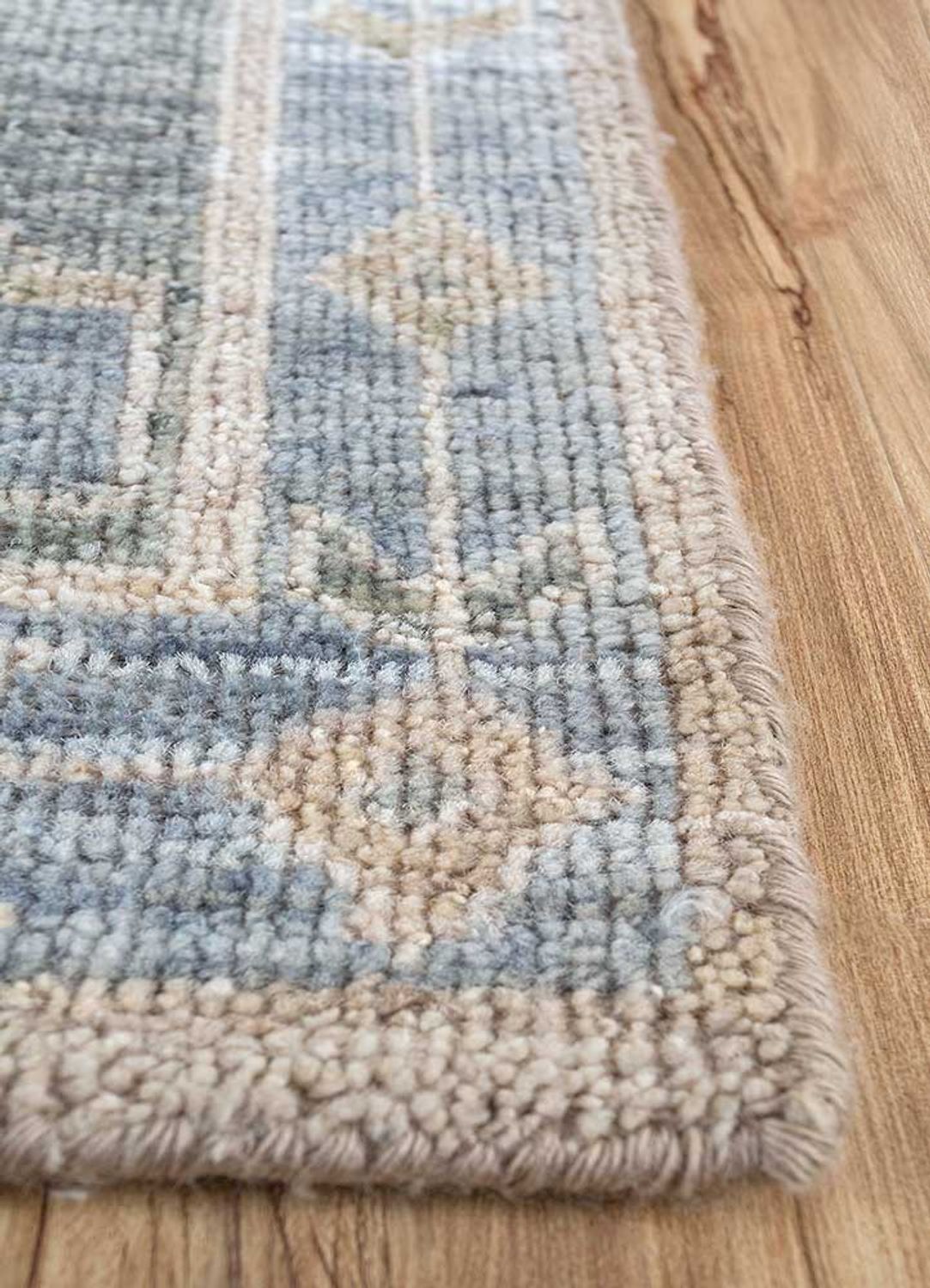 Wool Rug - 360 x 270 cm - blue