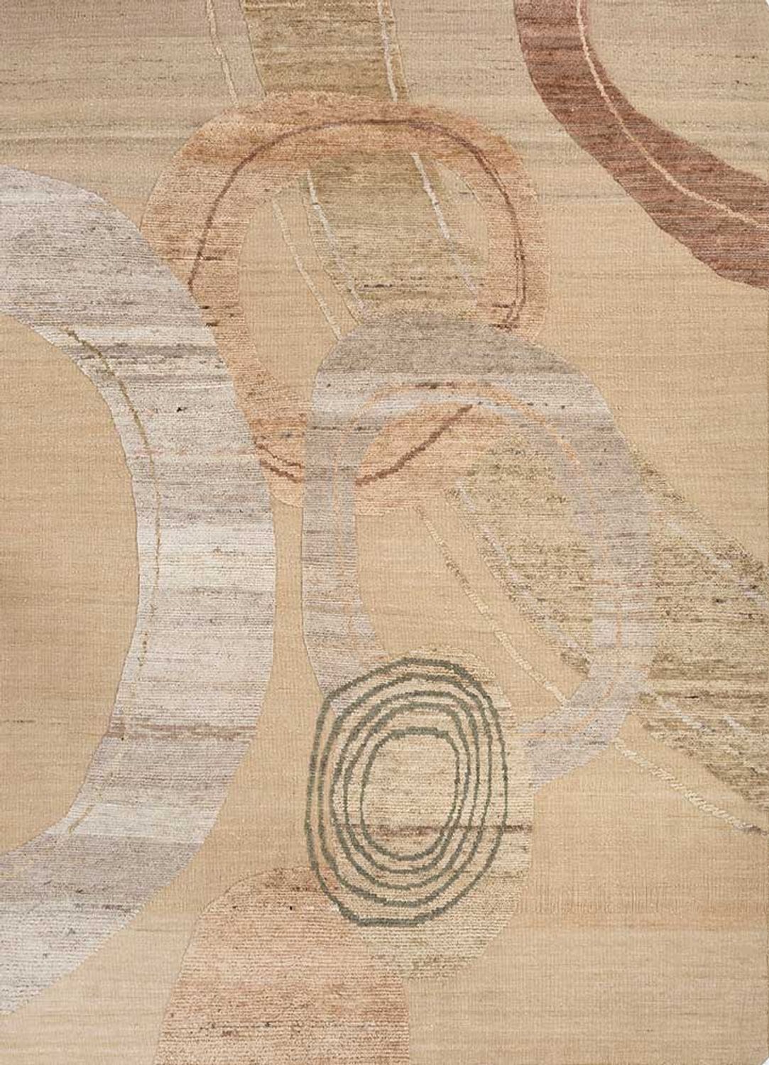 Wool Rug - 300 x 240 cm - gold