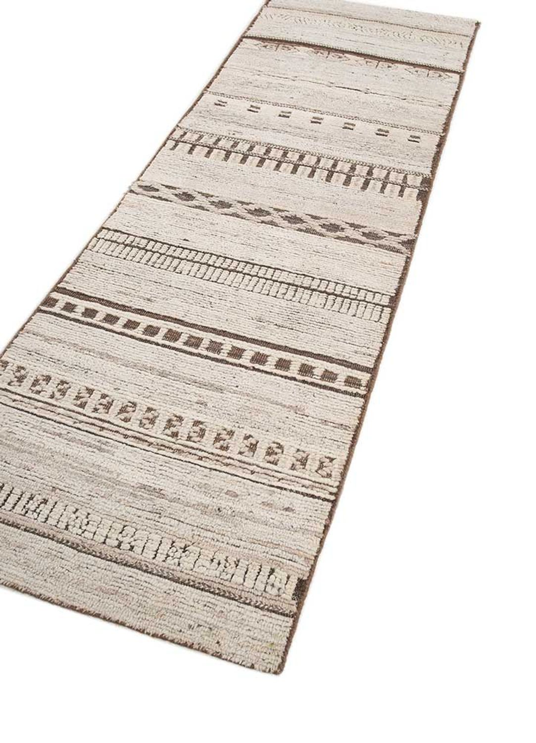 Runner Wool Rug - 240 x 75 cm - cream