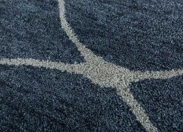 Wool Rug - 300 x 240 cm - blue