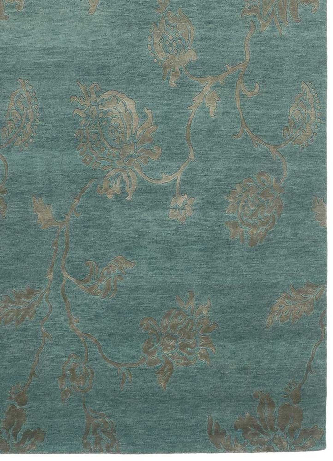 Wool Rug - 90 x 60 cm - blue