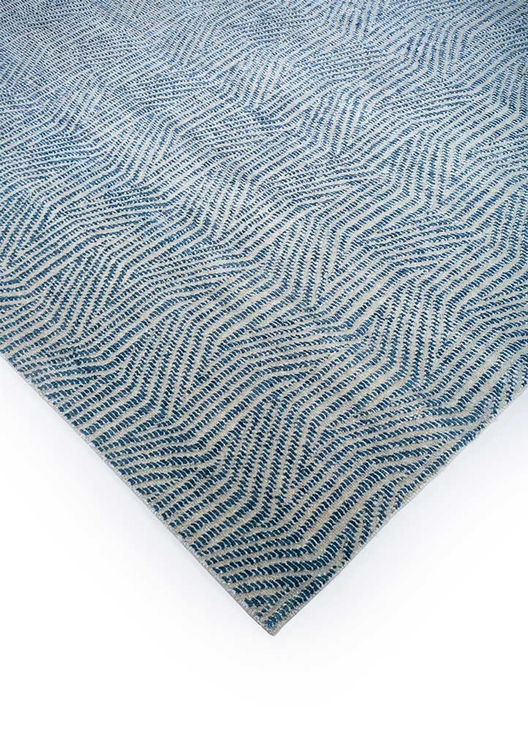 Wool Rug - 300 x 240 cm - blue