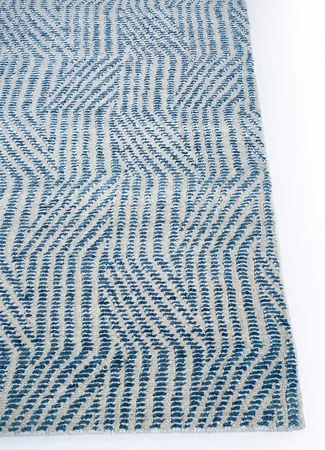 Wool Rug - 300 x 240 cm - blue