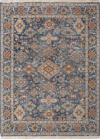 Wool Rug - 300 x 240 cm - blue