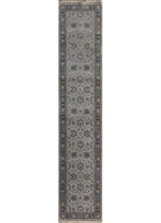 Runner Wool Rug - 360 x 75 cm - grey