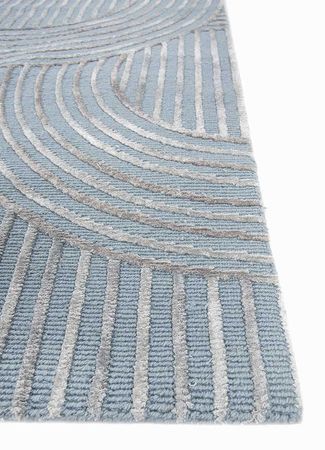 Wool Rug - 300 x 240 cm - grey