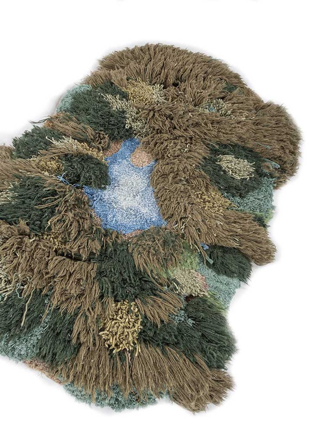 Wool Rug other shape  - 150 x 90 cm - multicolored