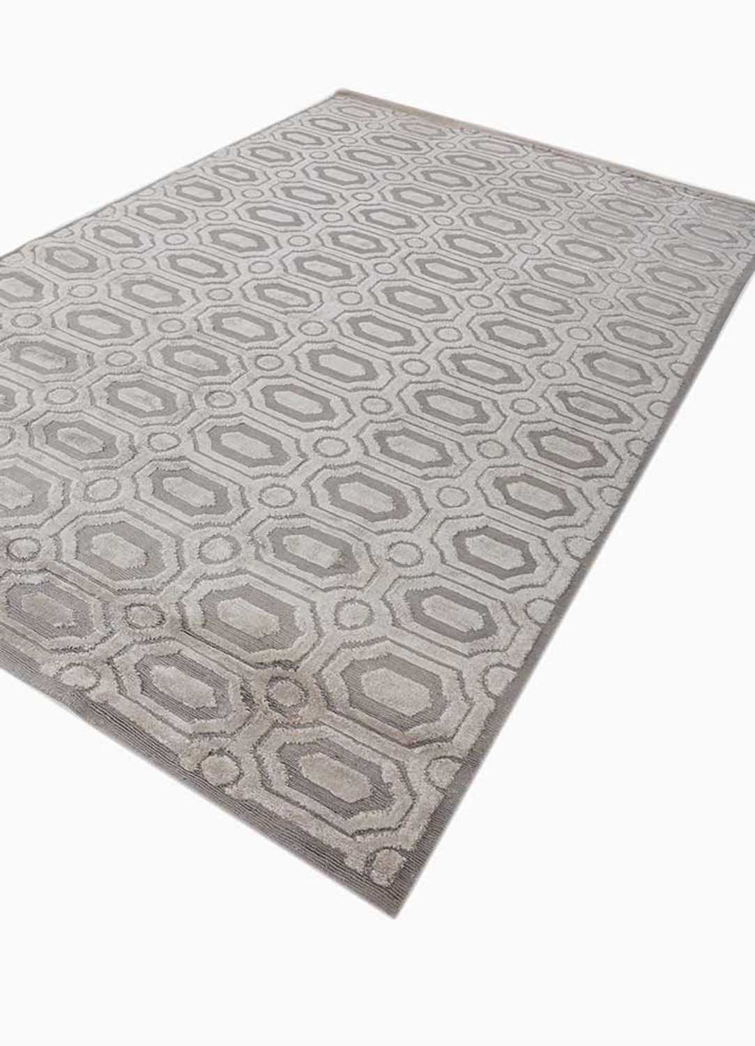 Designer Rug - 270 x 180 cm - light grey