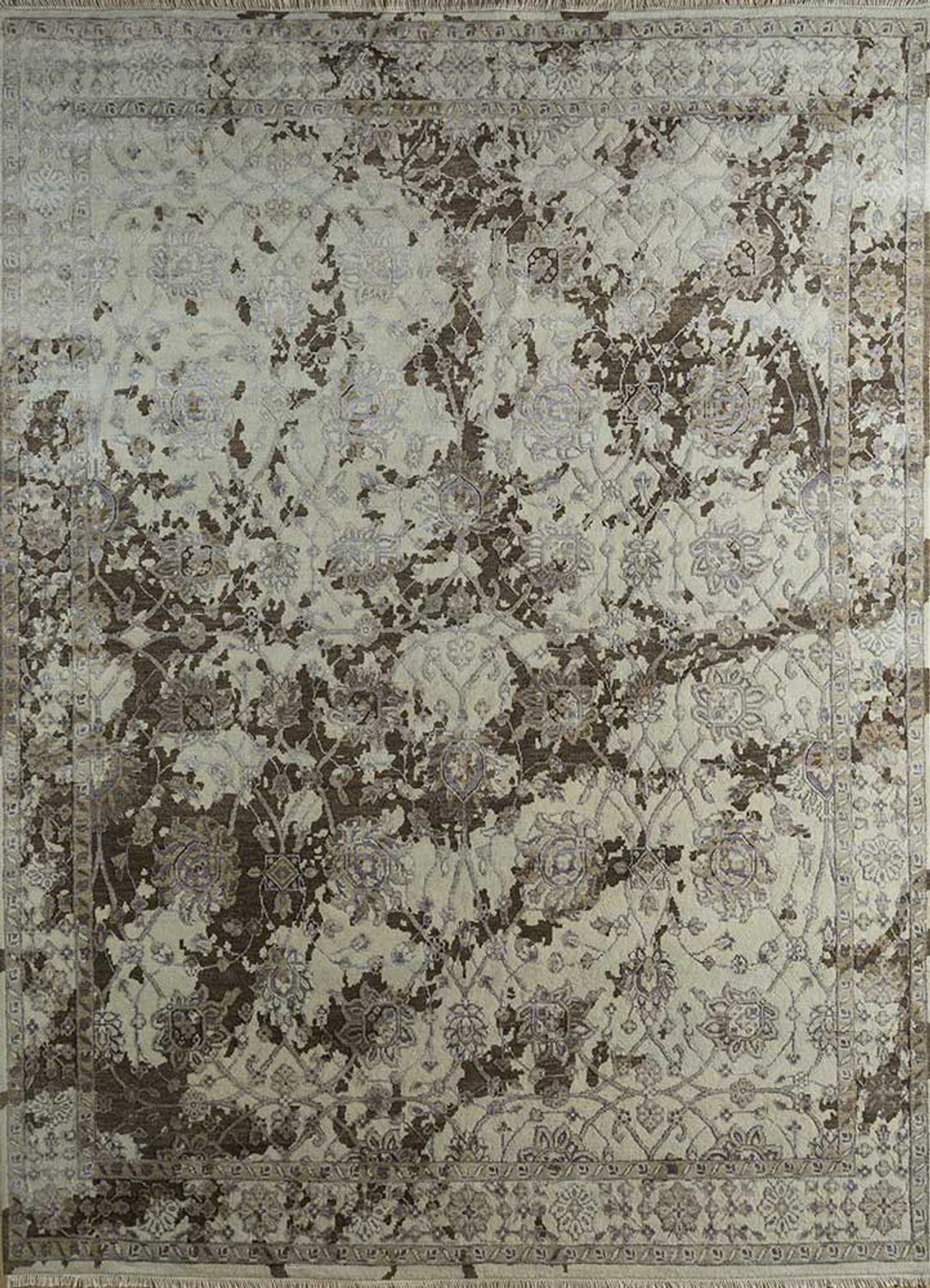 Wool Rug - 300 x 240 cm - grey