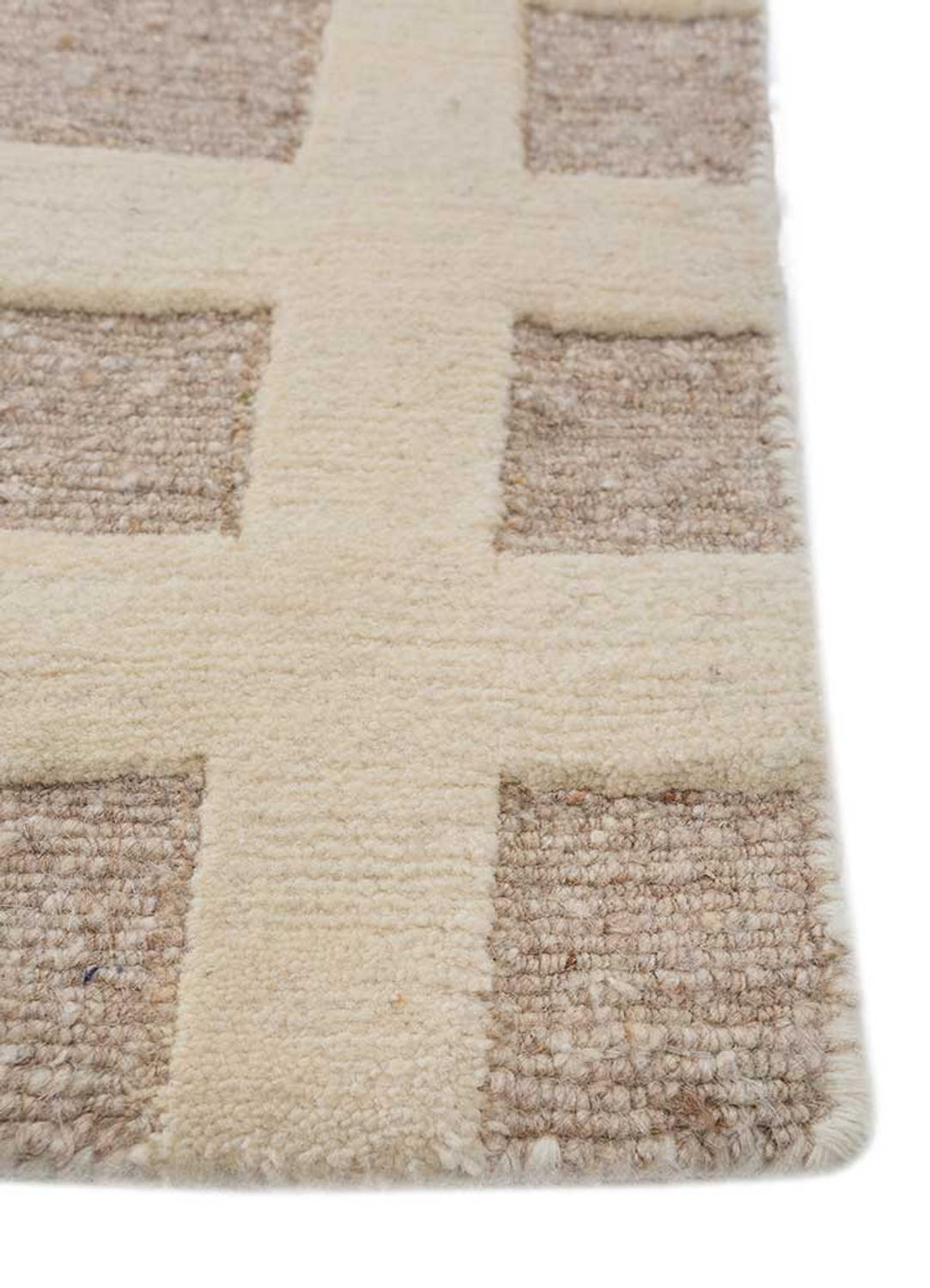 Wool Rug - 300 x 240 cm - beige