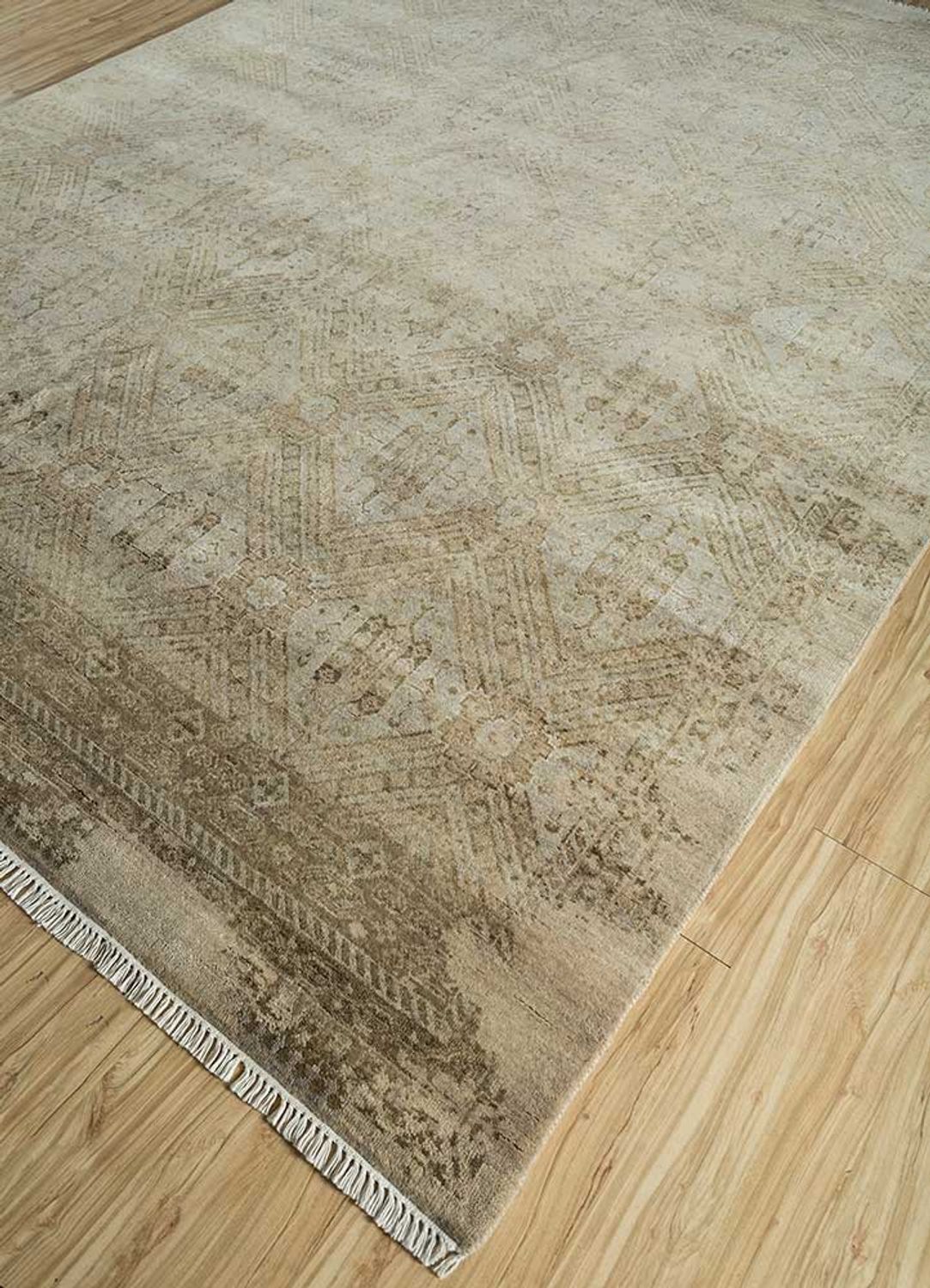 Wool Rug - 300 x 240 cm - sand