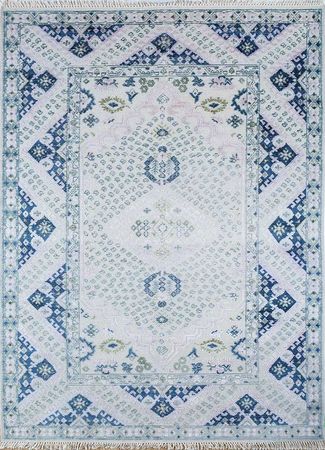 Wool Rug - 270 x 180 cm - blue