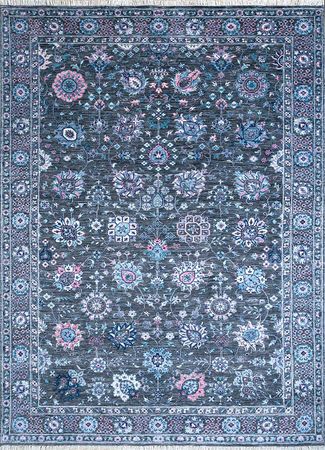 Wool Rug - 285 x 180 cm - sea blue