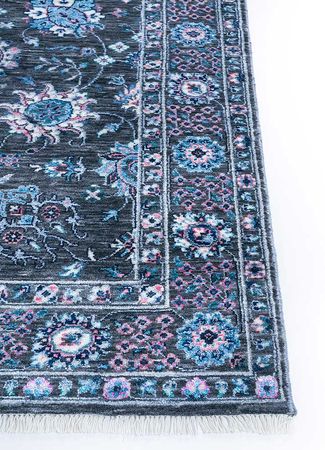Wool Rug - 285 x 180 cm - sea blue