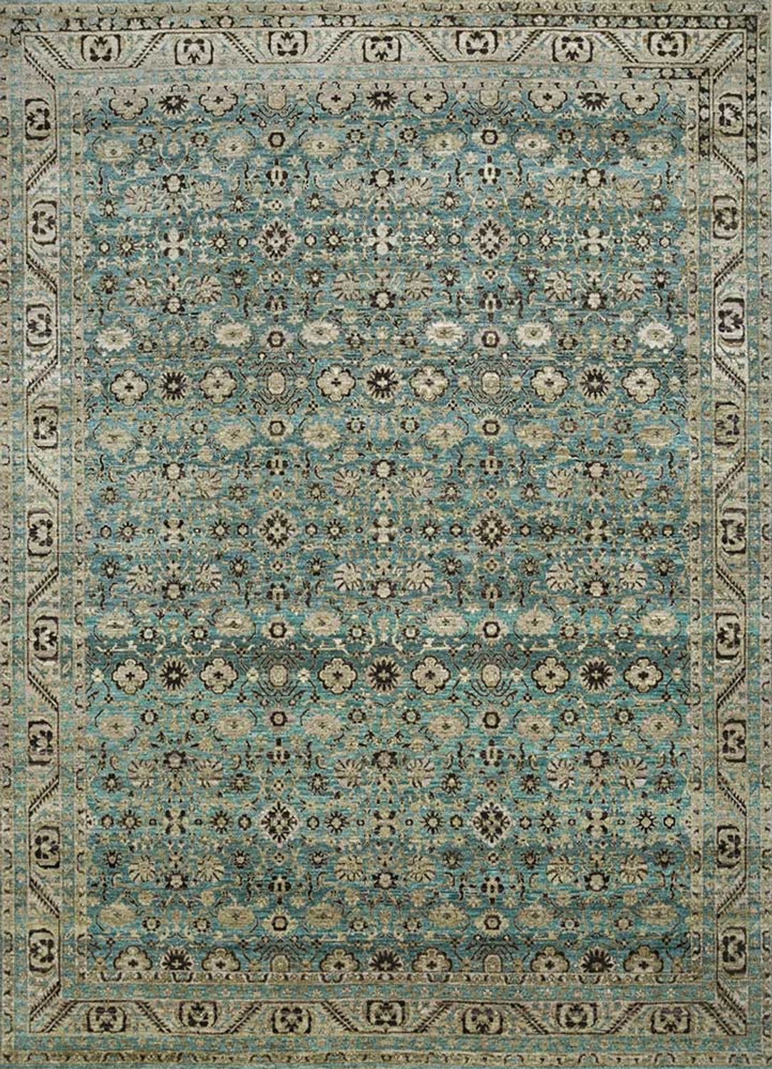 Wool Rug - 300 x 240 cm - sea green