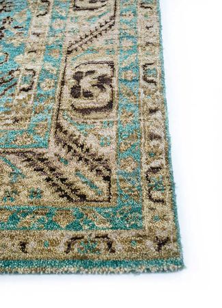 Wool Rug - 300 x 240 cm - sea green