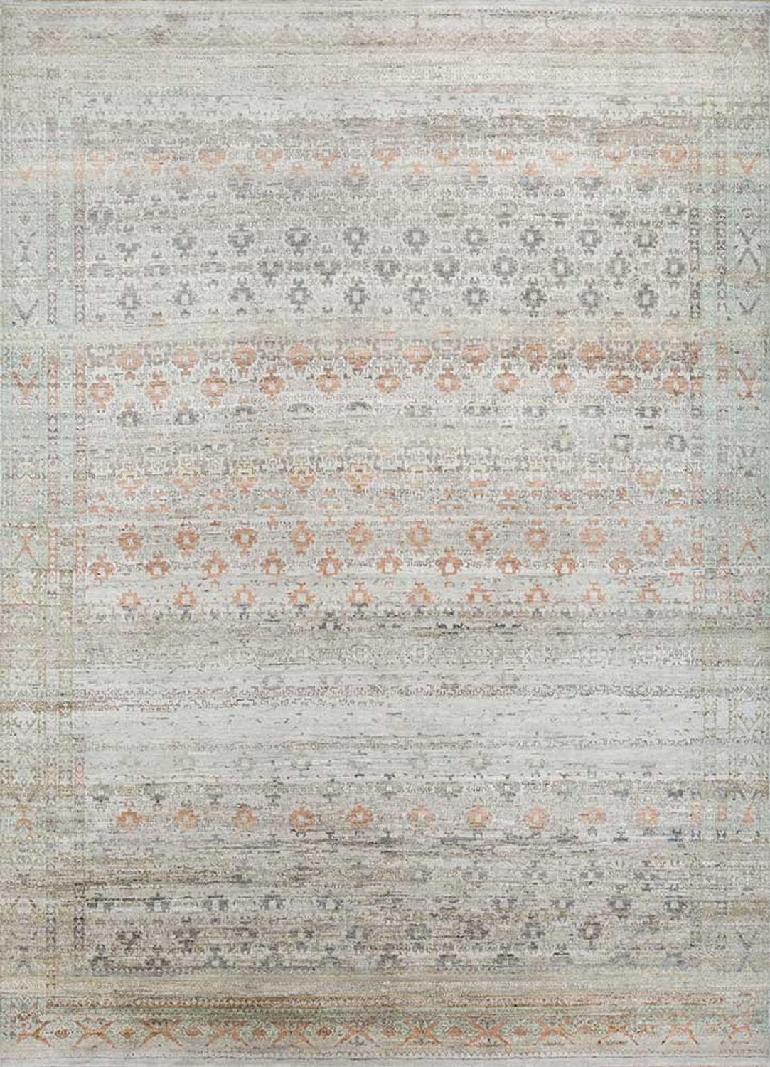 Wool Rug - 300 x 240 cm - silver