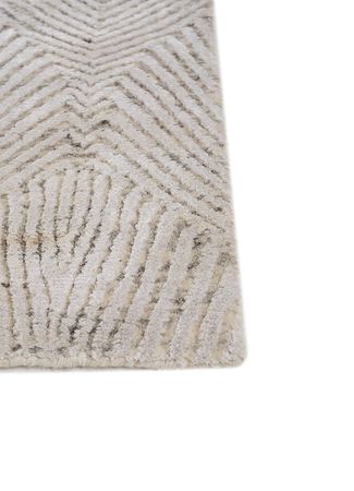 Wool Rug - 270 x 180 cm - silver