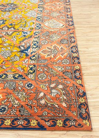 Wool Rug - 300 x 240 cm - gold