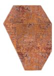 Wool Rug other shape  - 212 x 167 cm - orange