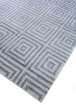 Viscose Rug square  - 345 x 345 cm - silver