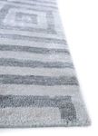 Viscose Rug square  - 345 x 345 cm - silver