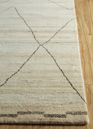 Wool Rug - 300 x 240 cm - cream