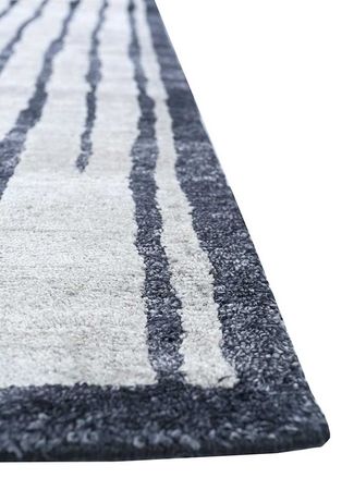 Viscose Rug - 435 x 255 cm - light grey