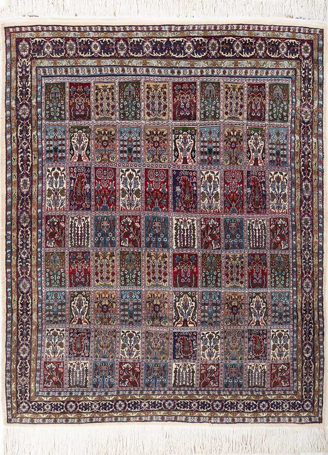 Wool Rug - 210 x 150 cm - multicolored