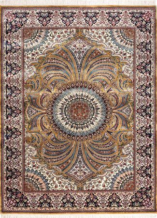 Oriental Rug - 210 x 150 cm - gold