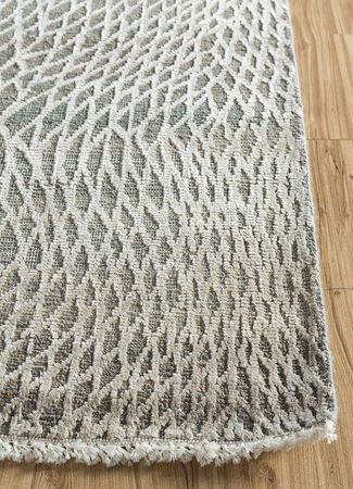 Wool Rug - 360 x 270 cm - silver