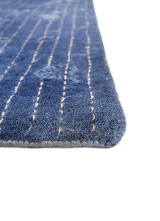 Wool Rug - 300 x 200 cm - blue