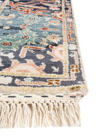 Wool Rug - 300 x 240 cm - blue