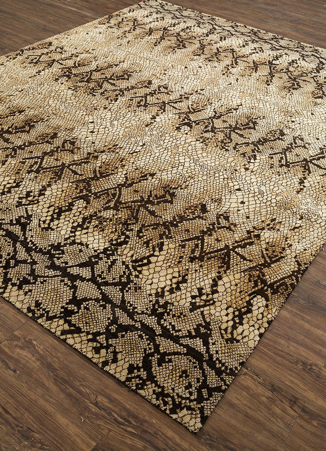 Designer Rug - 90 x 60 cm - dark beige