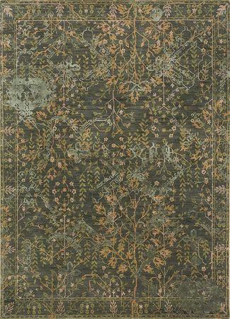 Wool Rug - 300 x 240 cm - green