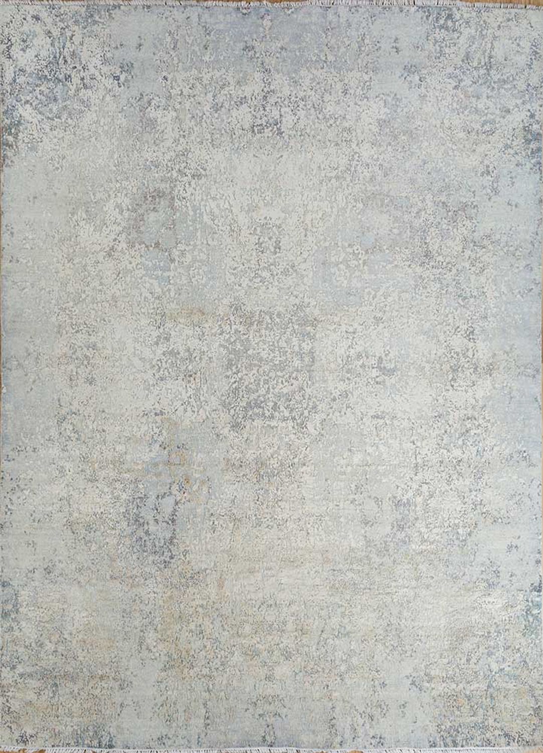 Wool Rug - 298 x 235 cm - silver